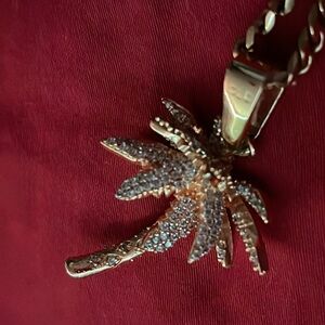 GLD Shop - Iced out Palm Tree Pendant